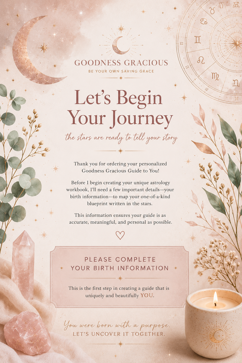 Goodness Gracious Guide to You - Digital Download Workbook